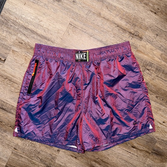 Nike • Metallic Purple Logo Patch Boxing Shorts - Picture 6 of 15